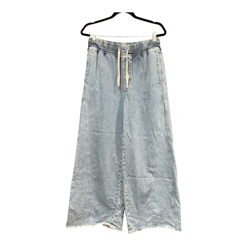 Aerie Drawstring Jeans Medium Blue